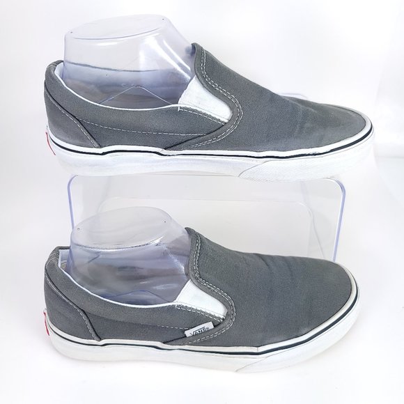 Vans Shoes - Vans Classics Slip On Tennis Shoes Sneakers Mens 6.5 Womens 8 Unisex Gray Casual